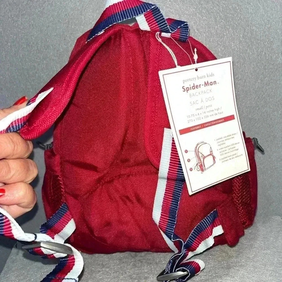 Pottery Barn Kids x Marvel Spider-Man MacKenzie Small backpack NEW WITH TAGS - Picture 9 of 12